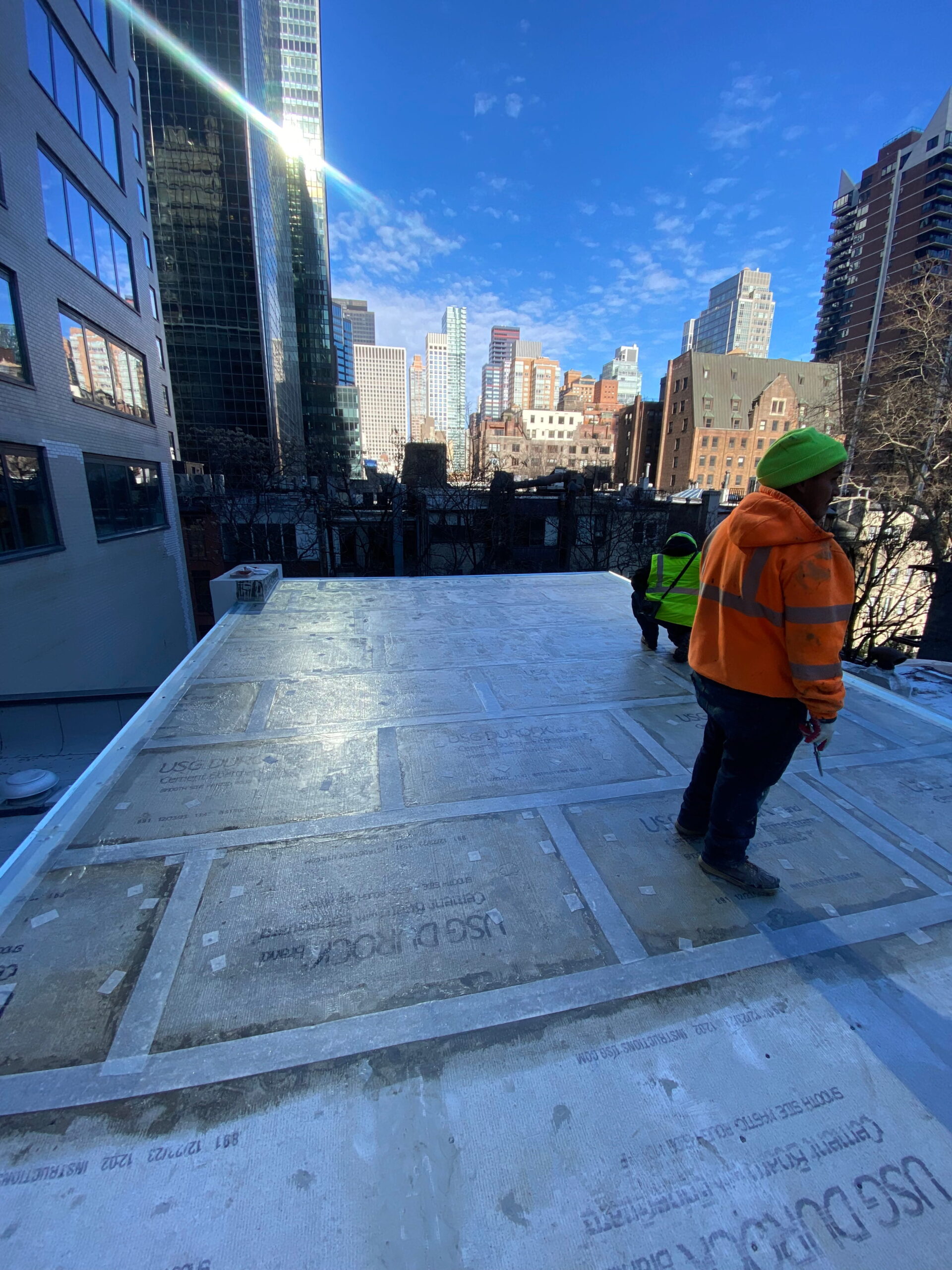 united roofing and waterproofing project completion 2